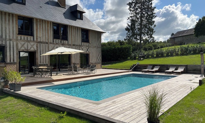 Bonnebosq House | Beautiful, comfortable house 25 minutes from Deauville, with summer pool