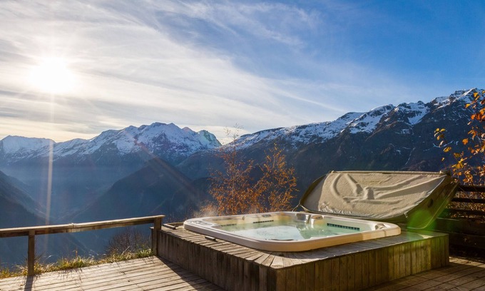Villard-Reculas Apartment | Beautiful family apartment-pool sauna spa- superb view-ideal family and sports