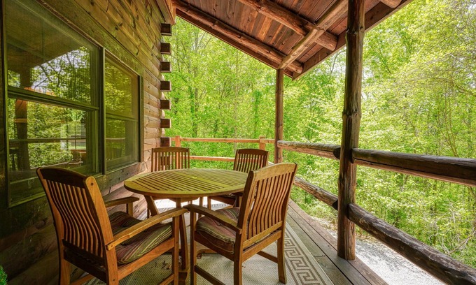 Logan Cabin | Beautiful hilltop cabin on 30 acres. Rustic charm and Hocking Hills living at its best!