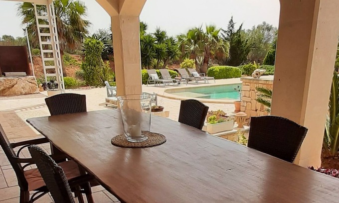 Es Llombards Ski Chalet | Beautiful new finca with pool, quietly located in the green near Es-Trenc beach