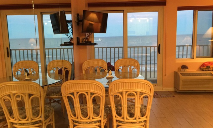 Northeast Virginia Beach Condo | -Beautiful Ocean Front Condo, Ocean View From Every Room, Pool+Roof Top Sundeck-
