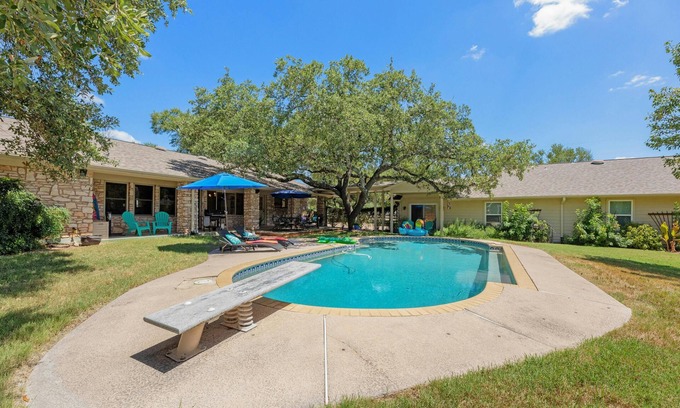Brushy Bend Park House | Beautiful Pool home on 2.5 acres with a serene country feel with urban location