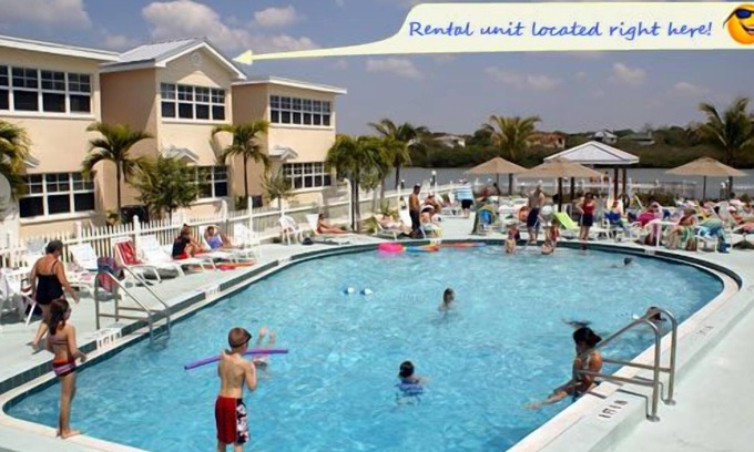 Indian Shores Condo | Beautiful Poolside and Water view Barefoot Beach condo B202 - ultimate getaway