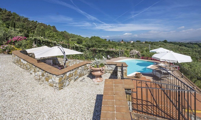 Casalguidi Villa | Beautiful private villa with A/C, WIFI, private pool, TV, terrace, panoramic view and parking