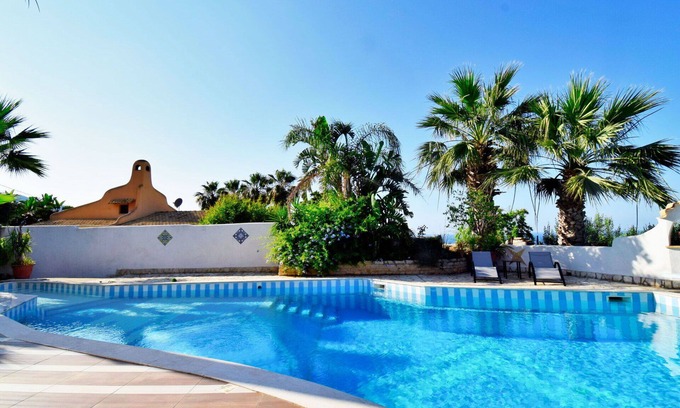 Valderice Villa | Beautiful private villa with private pool, A/C, hot tub, WIFI, TV, terrace, panoramic view, parking