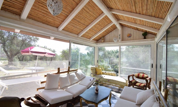 Pisticci Villa | Beautiful private villa for 4 guests with WIFI, A/C, TV, patio and panoramic view