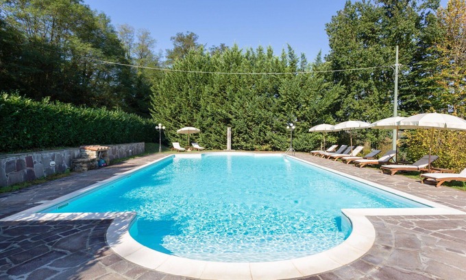 Vicchio Villa | Beautiful private villa for 20 people with sauna, WIFI, private pool, TV, patio and panoramic view
