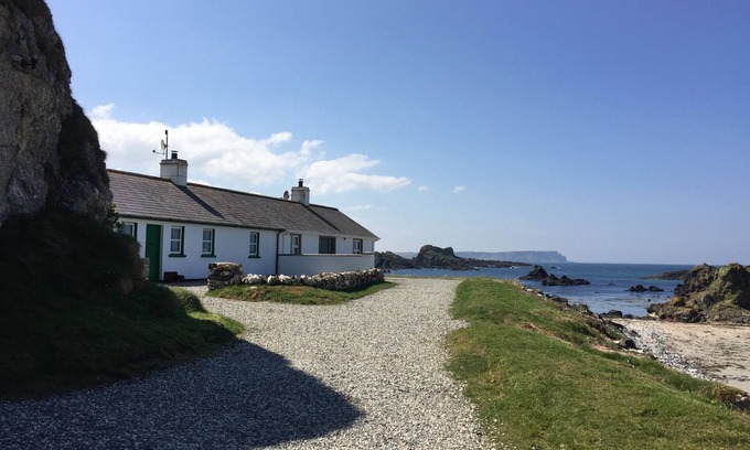 Ballycastle House | Beautiful seafront cottage, extensive private gardens, stunning sea views.