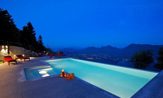 Premeno Villa | Beautiful serene villa with pool and views over Lake Maggiore! Villa Nora