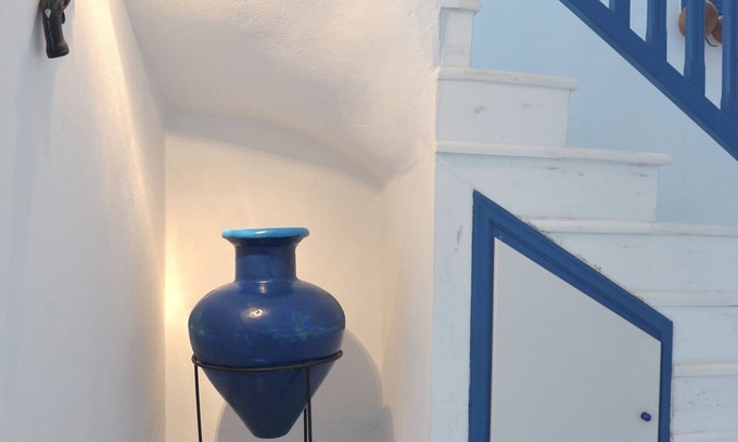 Plaka Villa | Beautiful single villa with two floors surrounded with garden close to the beach