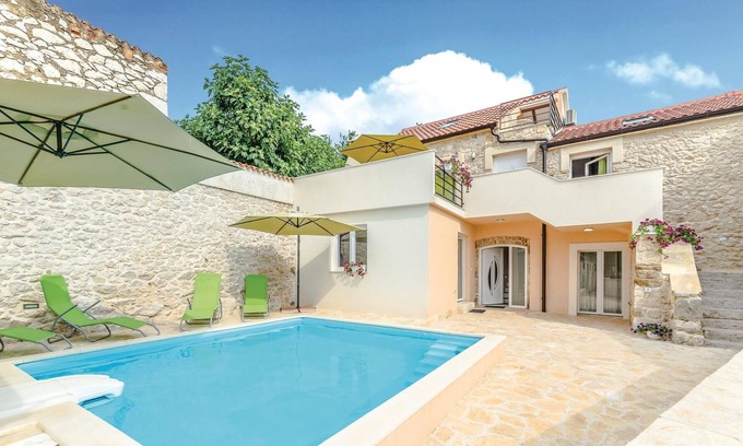 Crno House | Beautiful stone house, furnished in modern-rustic style.