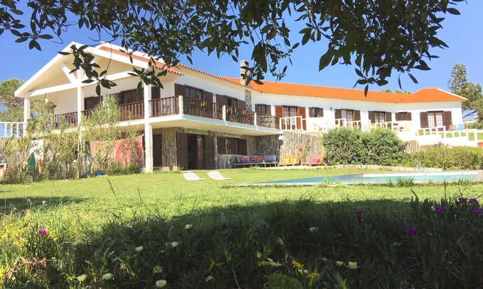 Ericeira House | beautiful surf villa surrounded by spacious garden and salt water pool