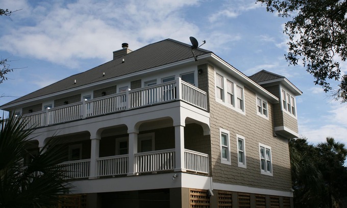 Folly Beach House | Beautiful wraparound porches & easy walk to the beach