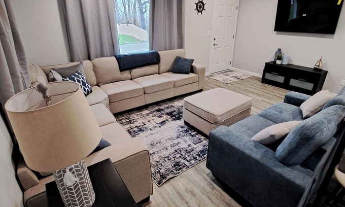 Gypsum House | Beautifully remodeled house that sleeps 10 by Lake Erie Fun.