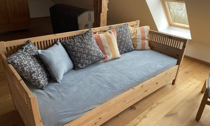 Horst Hostel | Bed-Economy-Shared Bathroom-Countryside view-Schlafsofa