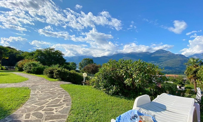 Colico Piano Apartment | Bellavista B Garden Apartment with Pool