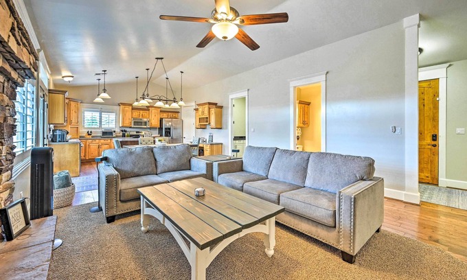 Flagstaff House | Bellemont Family Home w/Hot Tub & Playground Set