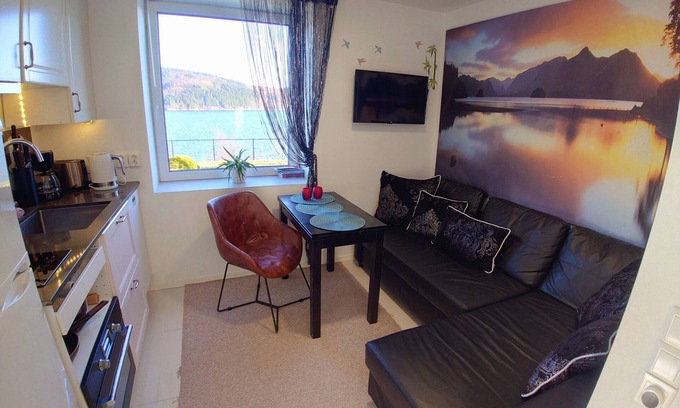 Asane Apartment | "Bergen Sunrise" Studio apartment on the Fjord.nSelf check in; 1 free parking.