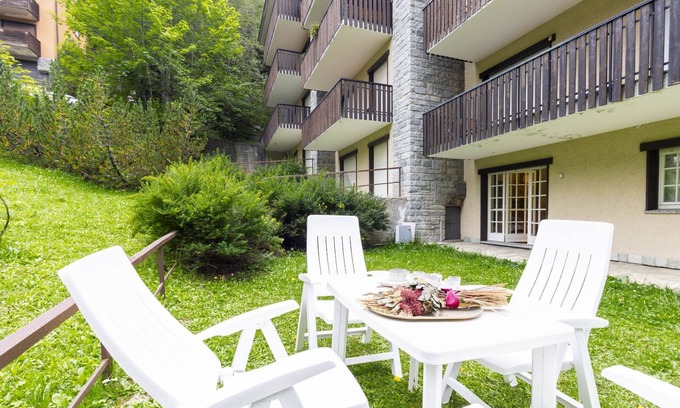Madesimo Apartment | Bernasconi Garden Flat by Interhome