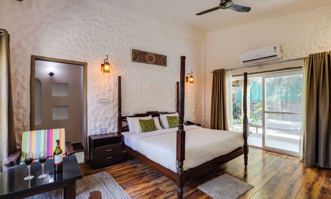 Mocha Villa | Bhil's Kabeela PVT POOL VILLAn2 room luxurious PVT POOL in the heart of Jungle