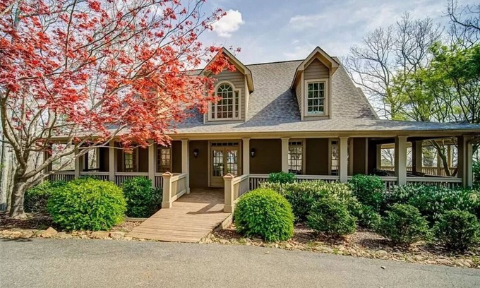 Big Canoe House | Big Canoe Home with Mountain Views, Game Room, Fire Pit, Sleeps 14