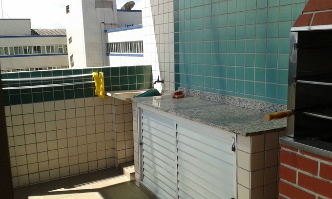 Guilhermina Apartment | BIG LIVING APARTMENT ON SAND TERRACE W/EXCLUSIVE BARBECUE/SEA VIEW