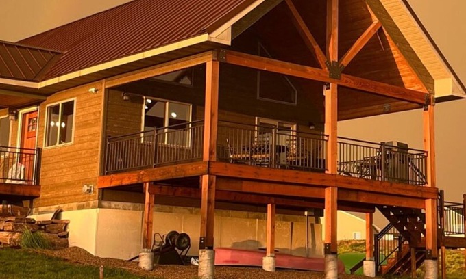 Smithwick House | blackhillslakehouse · Angostura-Black Hills Lakehouse- Beautiful!