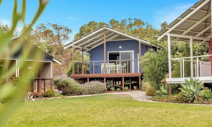Aldinga Beach Cabin | Blue Cabin Bliss at Aldinga Bay Holiday Village