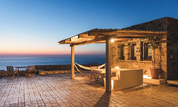 Naxos Town House | “Blue view”, uphill - Two Bedroom House, Sleeps 5