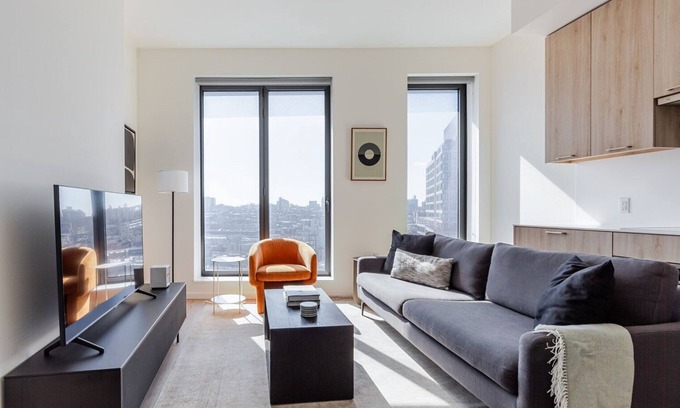 Fort Greene Apartment | Blueground | Clinton Hill, pool & w/d, nr park