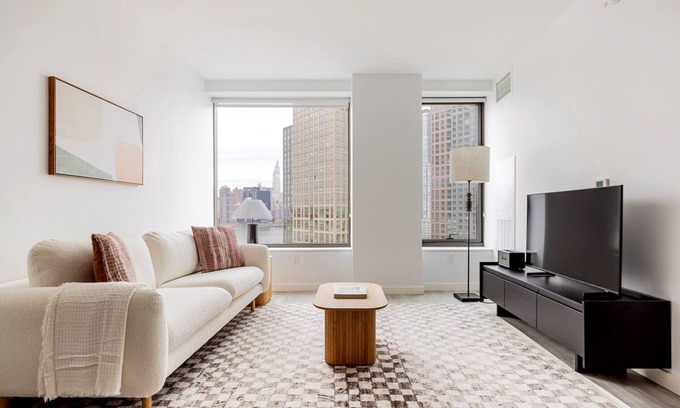 Greenpoint Apartment | Blueground | Greenpoint, pool & w/d, nr park