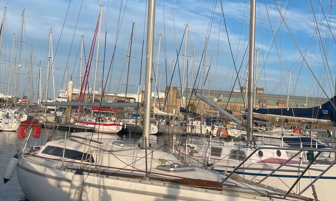 Cherbourg-en-Cotentin Boat Rental | Boat 'Voilier Miraflores' with Sea View, Private Terrace and Wi-Fi