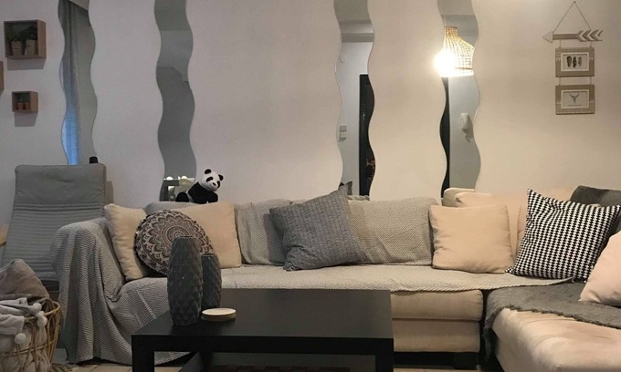 Neapoli-Sykies Apartment | Boho Chic Apartment 2 Bedrooms *Laptop*PS4