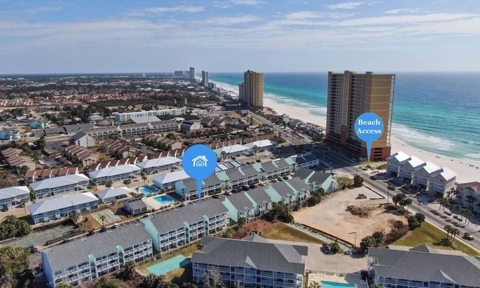 West Panama City Beach Condo | Boho Retreat Across the Street from the Beach