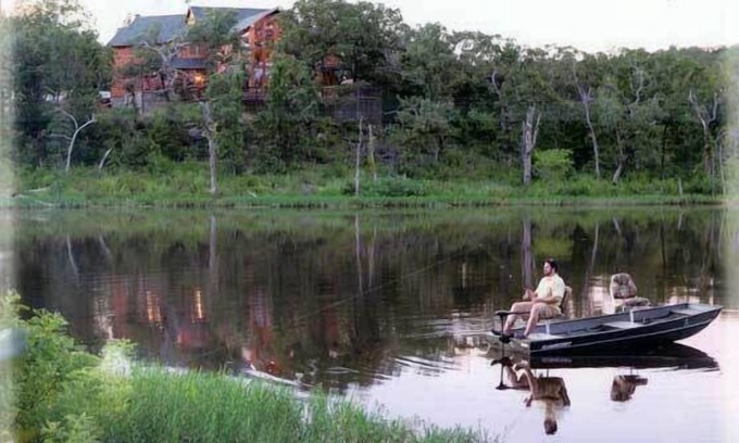 Seminole County Cabin | BOOK FOR SUMMER! Secluded Luxury Retreat on Private Lake - Sleeps 32
