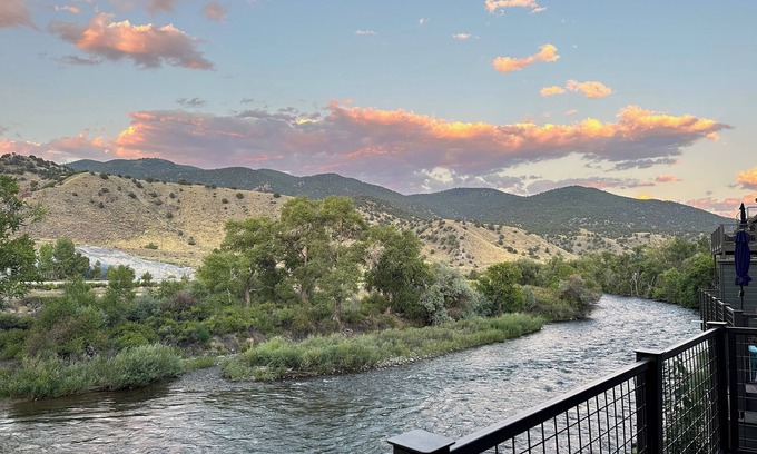 Salida Condo | Book NOW for Fall Colors! Downtown Salida with 3 balconies on the River!