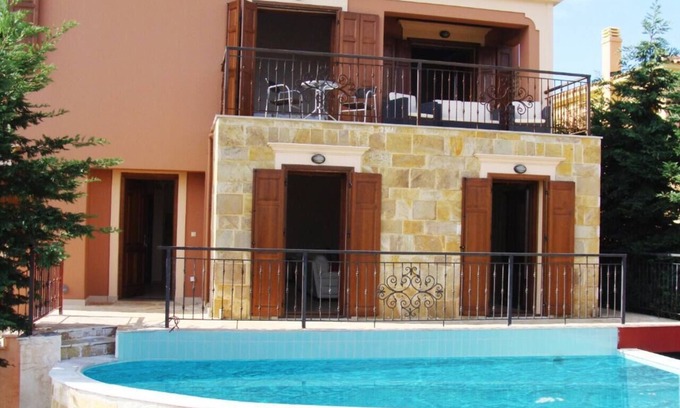Katsarata Villa | Boutique Villa Asteri with private pool 10m to Fiskardo