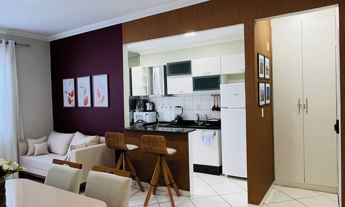 Santos Dumont Apartment | Apartment with queen bed, smart TV, garage, air and Wi-Fi. Pets allowed