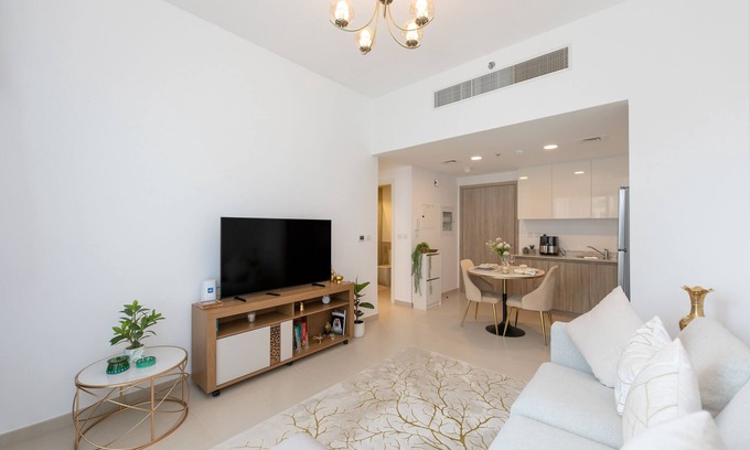 Dubai Apartment | Brand New 1BR APT with a Pool, Gym & Games area