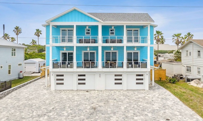 Ocean Cay House | Brand New and Just Listed! Luxury 3-Story Beachside Rental | Pool | Ocean Views/Sleeps 16