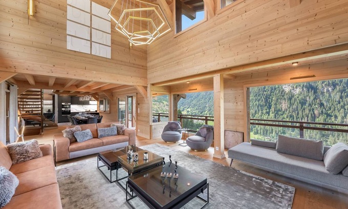 Chatel Ski Chalet | Brand new chalet with 6 bedrooms and 6 bathrooms, hot tub and sauna