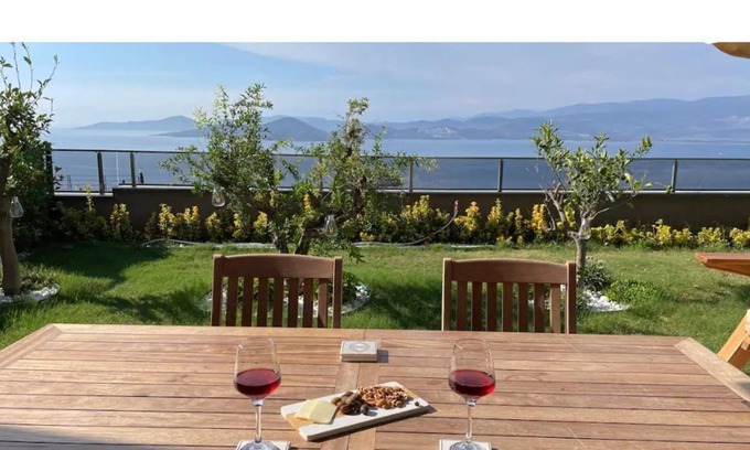 Bogazici Condo | Brand New Home with Gorgeous Sea View & Yard