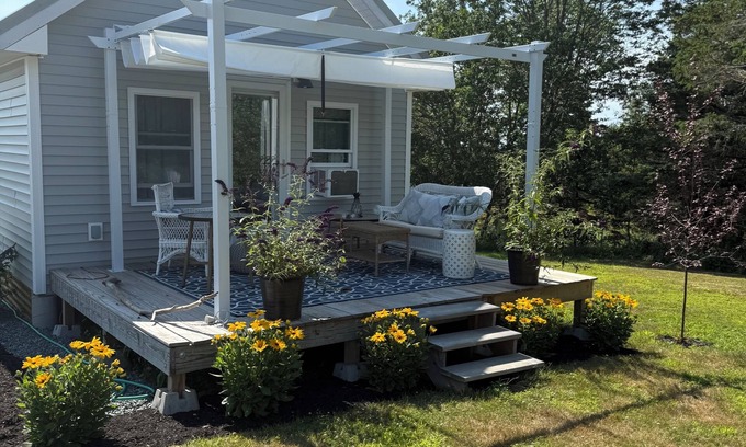 Gouldsboro Cottage | Brand New House! Charming tiny home on small farm close to Schoodic Peninsula.