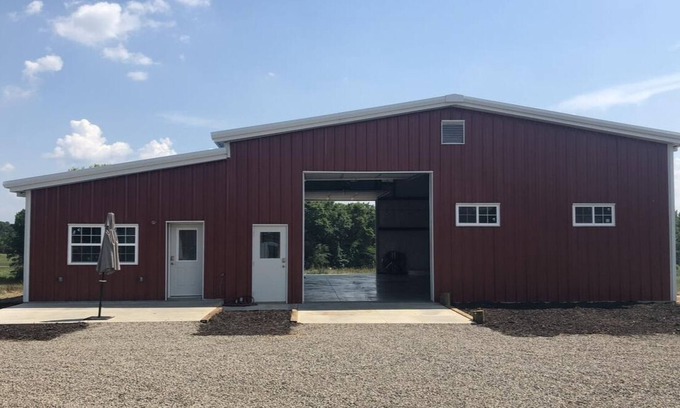 Atkins House | Brand new private Barn apartment on 26 acre family farm.