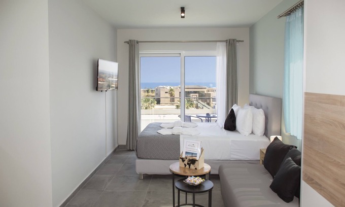 Kolymbari Apartment | Brand-new sea view Apartment close to the beach - Kolymvari Hills: San Francisco