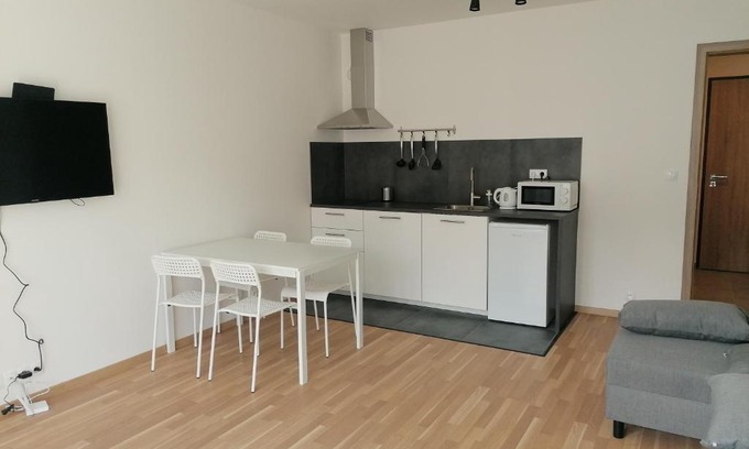 Palmovka Apartment | Brand new studio apartment #62 with free secure parking in the center