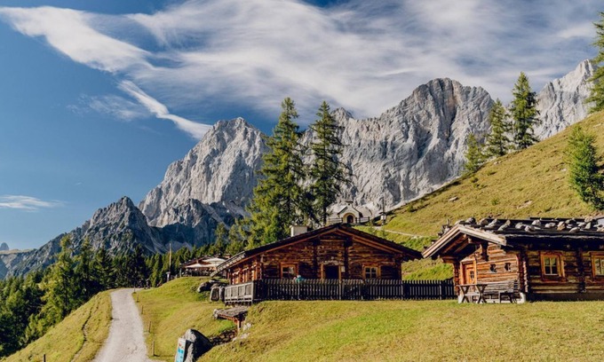 Schildlehen Cabin | Brandhof Chalets am Berg - cozy hut/1 bedroom/shower, WC