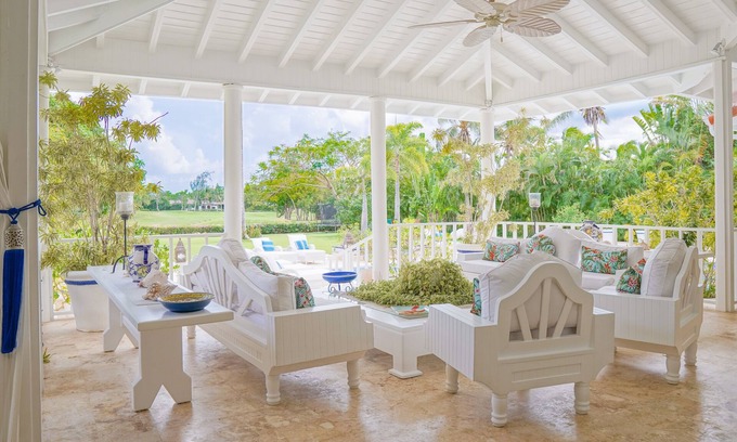 Casa de Campo Villa | Breathtaking Villa Overlooking Golf Course Within Walking Distance to Beach