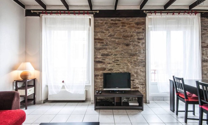 Rive Droite Apartment | BREST Large T3 near city center, port, Capucins. Free parking. Wifi