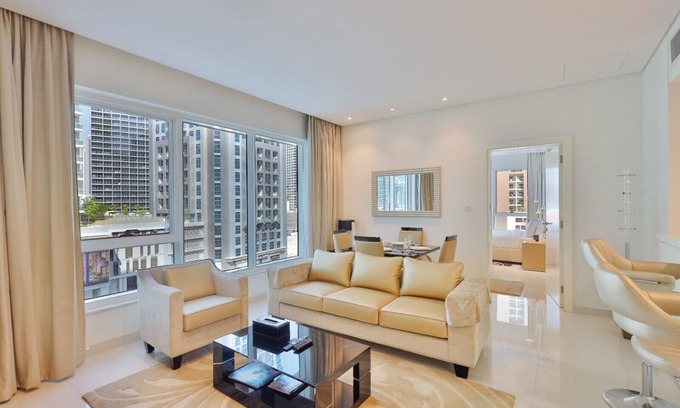 Business Bay Apartment | Bright 1 Bedroom at Water's Edge, Business Bay